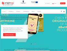 Tablet Screenshot of origintag.com